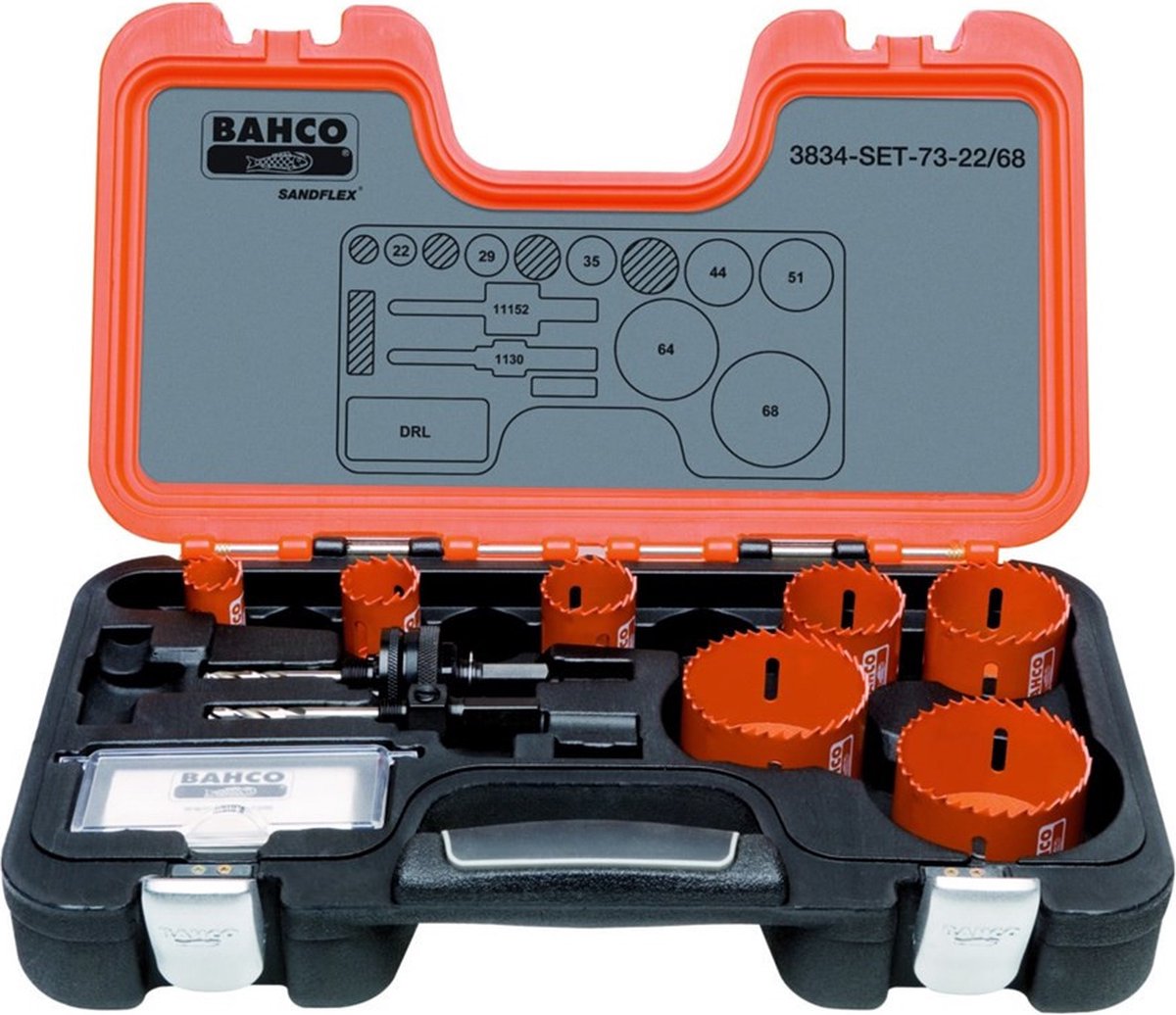 Bahco gatzagenset | 3834-SET-73-22/68