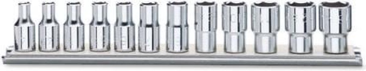 Beta 12-delig set zeskant dopsleutels, lange uitvoering 900MB/SB12 - 009000179