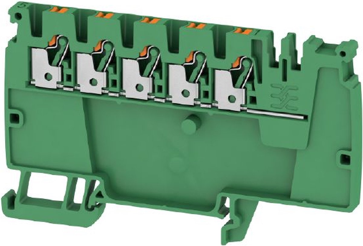 Weidmüller 2614110000 Verdeler-serieklem 5.1 mm Groen 50 stuk(s)