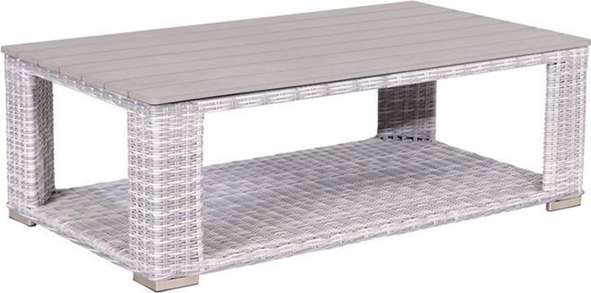 Tennessee lounge tafel 140x80 cloudy Grijs - Garden Impressions