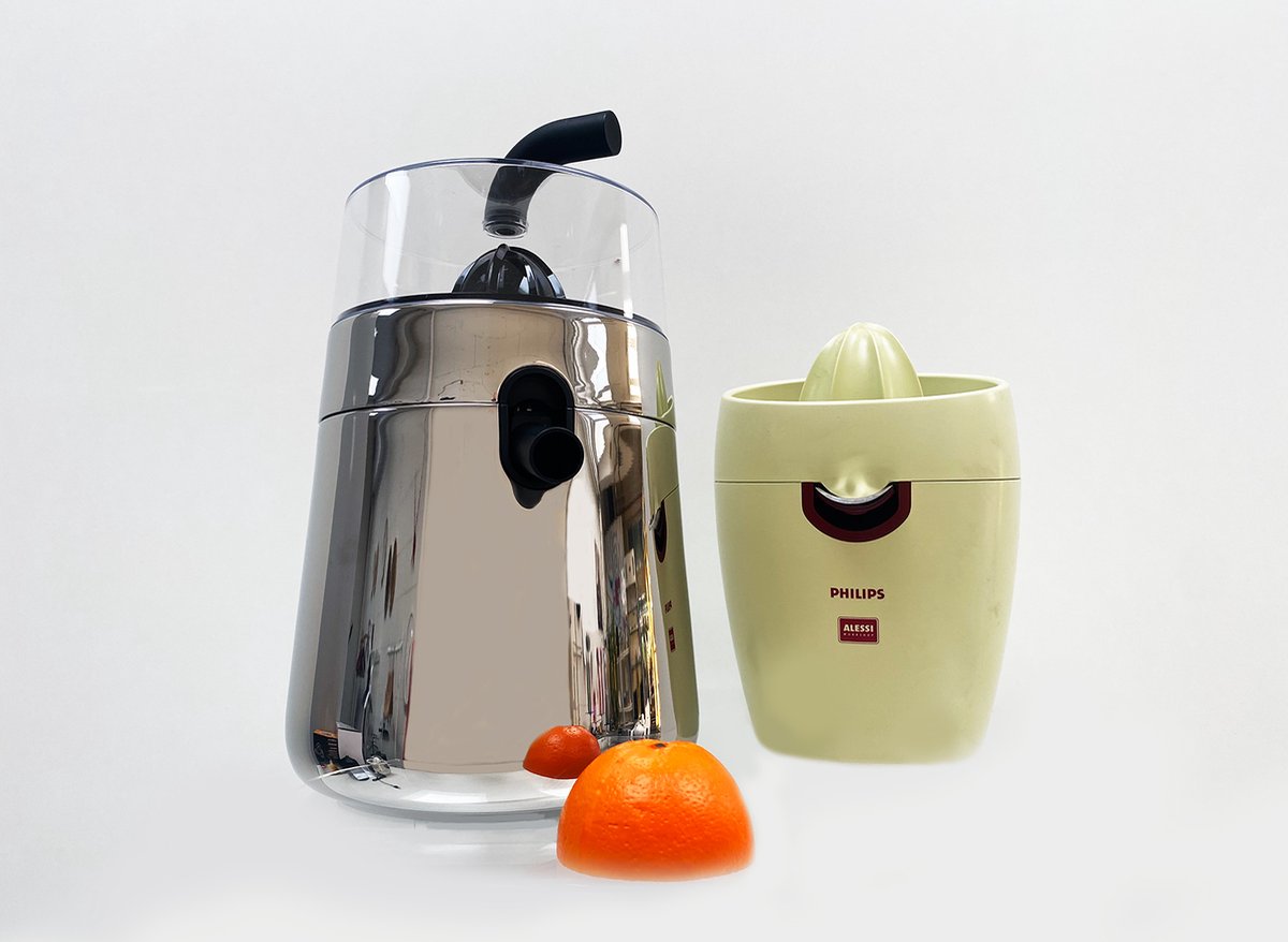 Alessi Citruspers Toru - Elektrisch - RVS - Studio Nendo - NE02 B