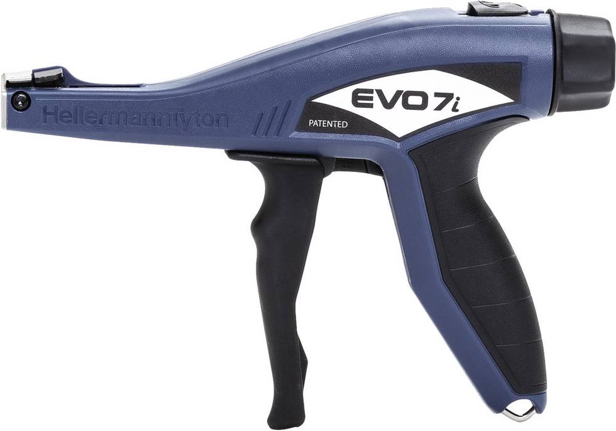 HellermannTyton EVO7i Kabelbindtang Blauw-zwart