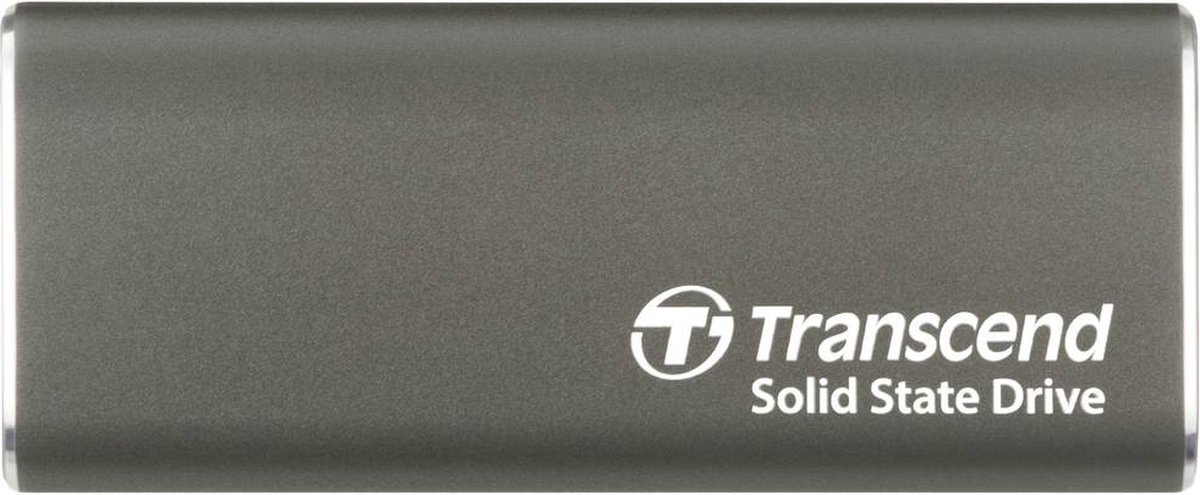 Transcend ESD265C 1 TB Externe SSD harde schijf USB-C Iron Gray TS1TESD265C