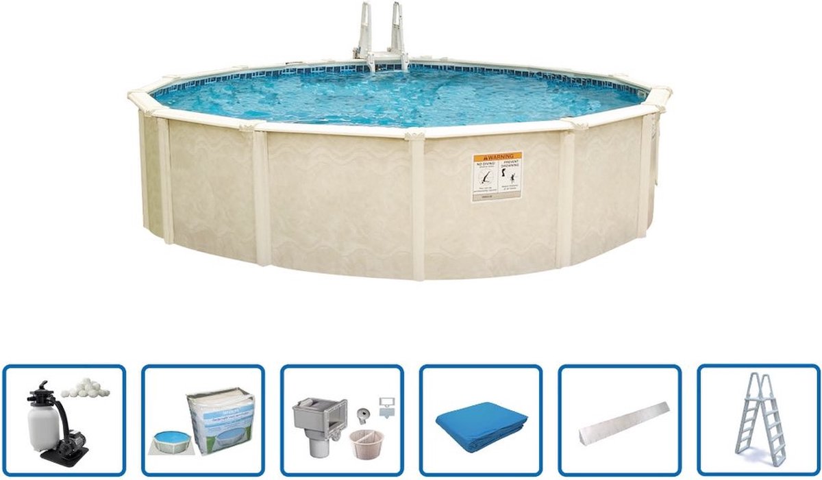 Interline Zwembad Interline Century rond 4,60m Deluxe Pakket