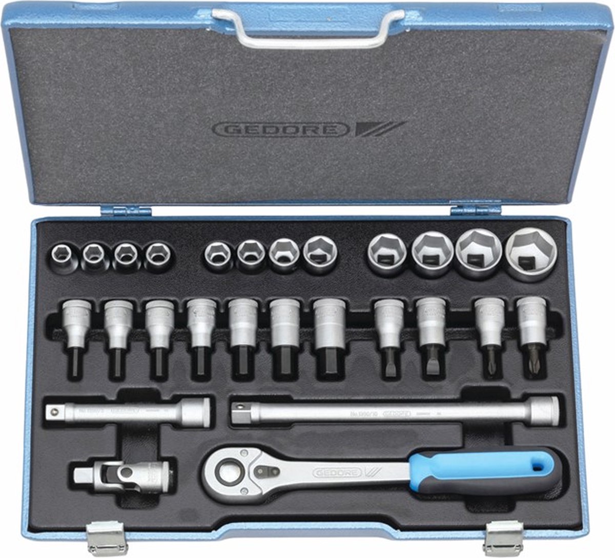 Gedore Dopsleutelset 1/2" 27-dlg. - 6139750