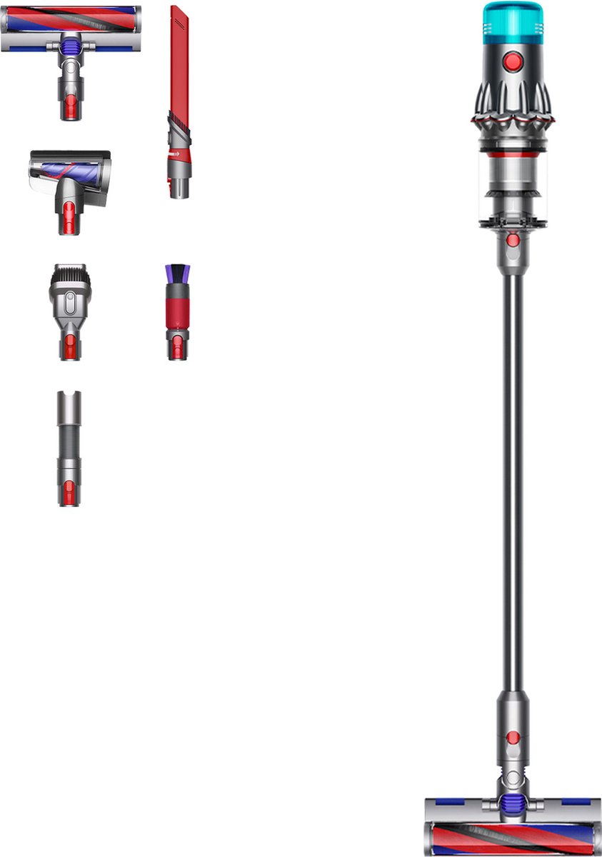 Dyson V12 Origin Steelstofzuiger Incl. Kruimelzuiger Nikkel