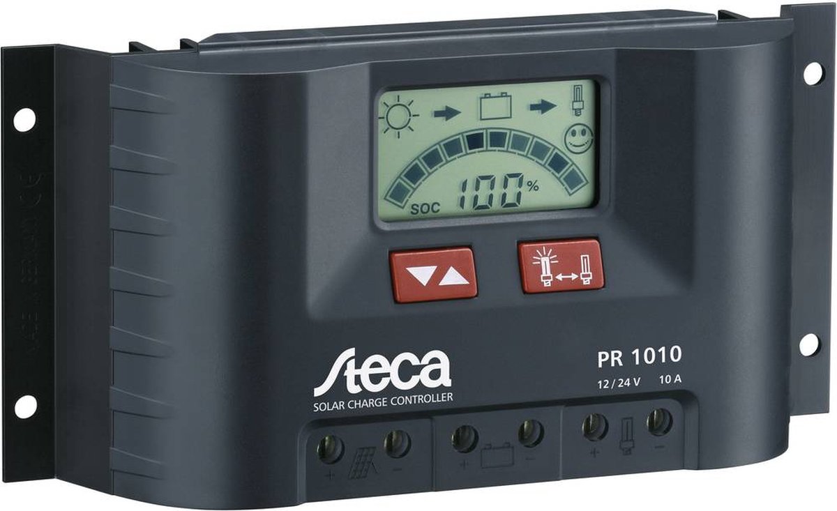 Steca PR 1010 Laadregelaar voor zonne-energie PWM 12 V, 24 V 10 A
