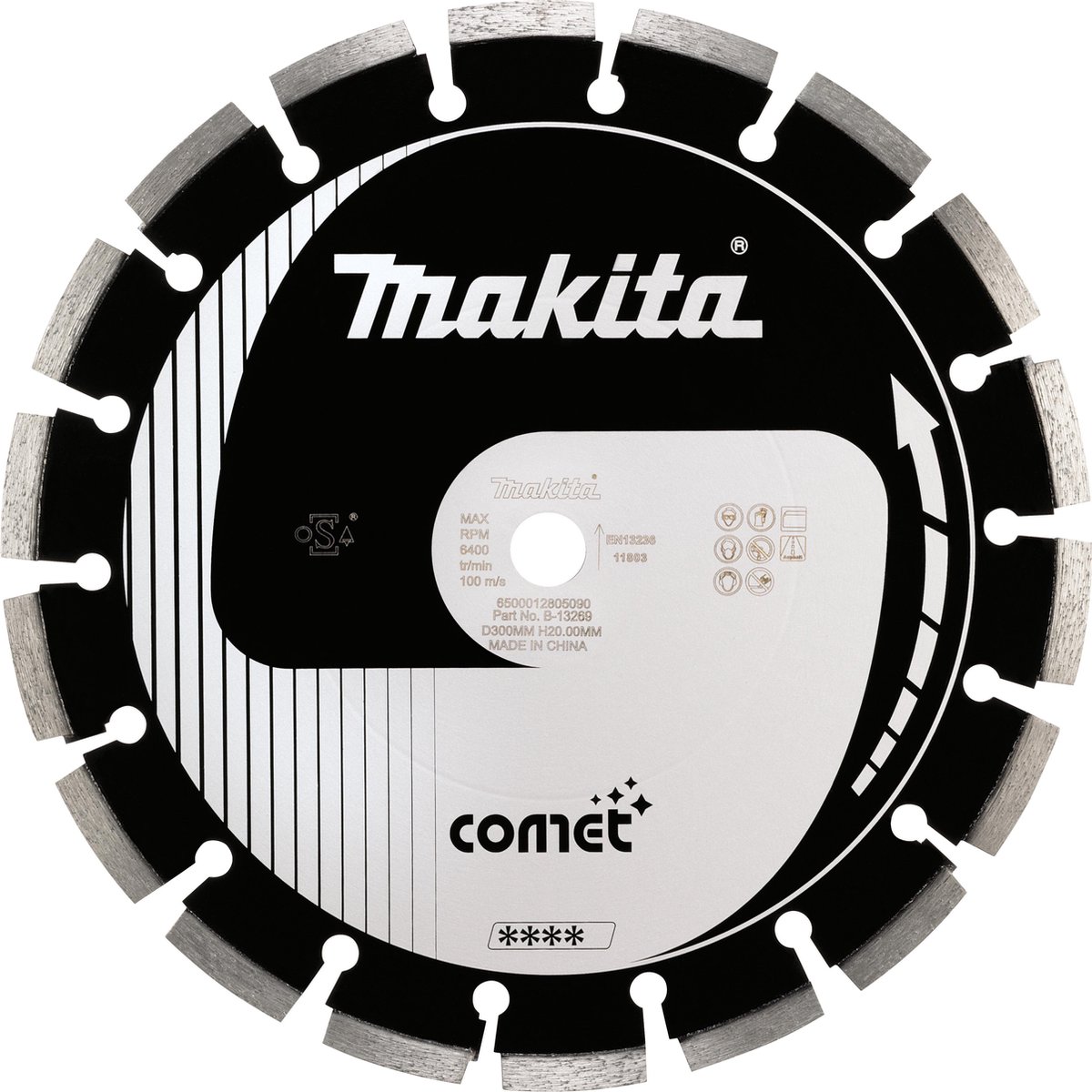 Makita Accessoires Diamantschijf 350x20mm zwart - B-13275