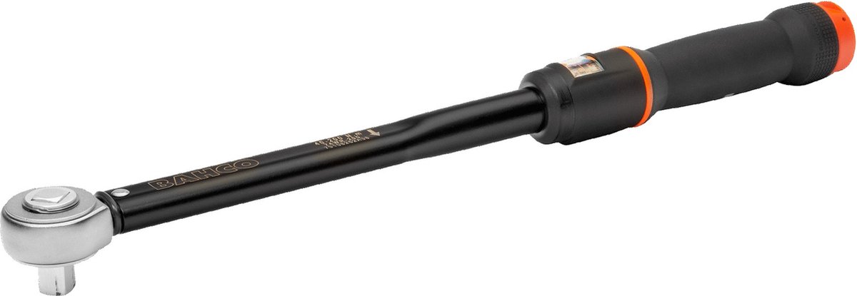 Bahco 74WR-340 | Momentsleutel met Dubbelschaal en Vaste Ratelkop | 1/2in | 74WR-340 - 60-340Nm
