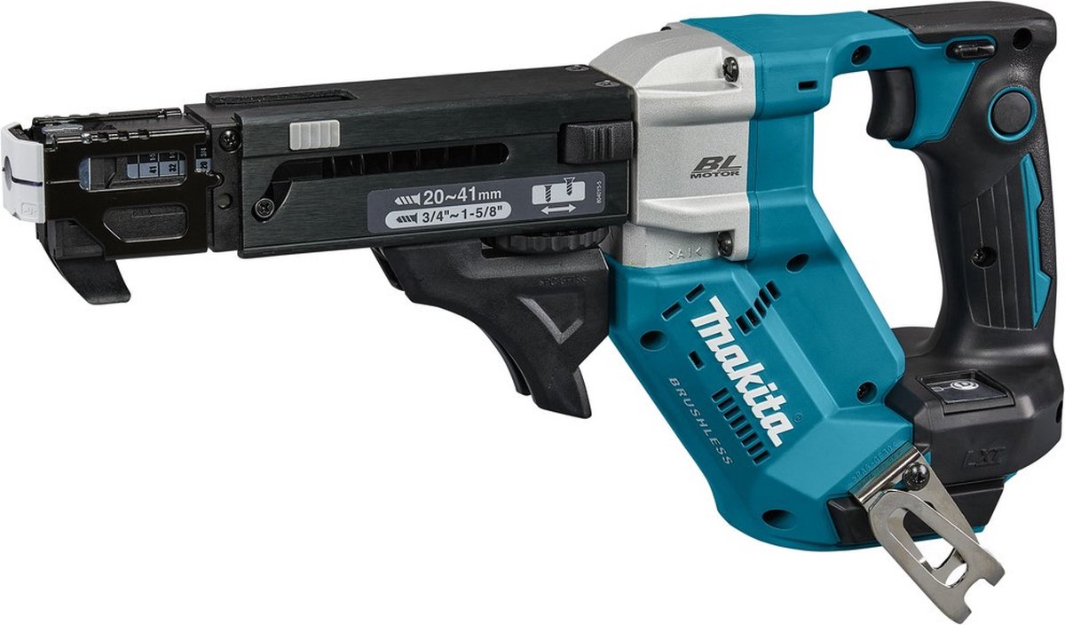 Makita DFR452RTJ | 18 V | Schroefautomaat | 20-41 mm | 5,0 Ah accu (2 st) | snellader in Mbox DFR452RTJ
