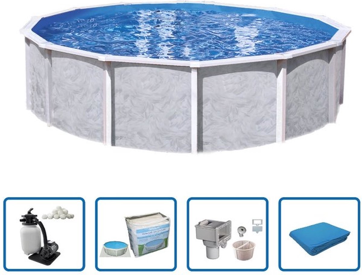 Interline Zwembad Interline Diana rond 3,60m Basis Pakket