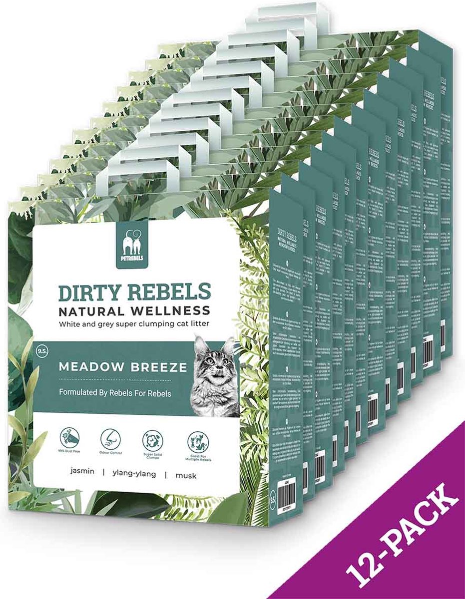 Kattenbakvulling Natural-Wellness Meadow Breeze - 12-pack
