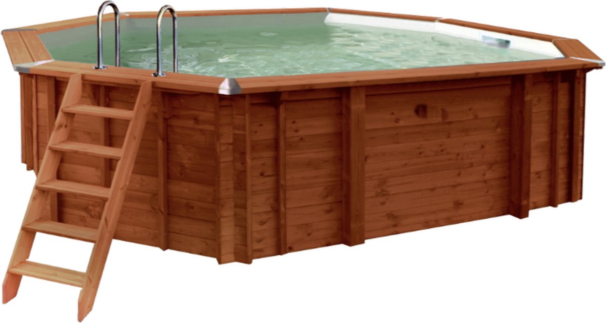 Interline Zwembad Interline Sumatra ovaal 6,40x4,00m Premium pakket