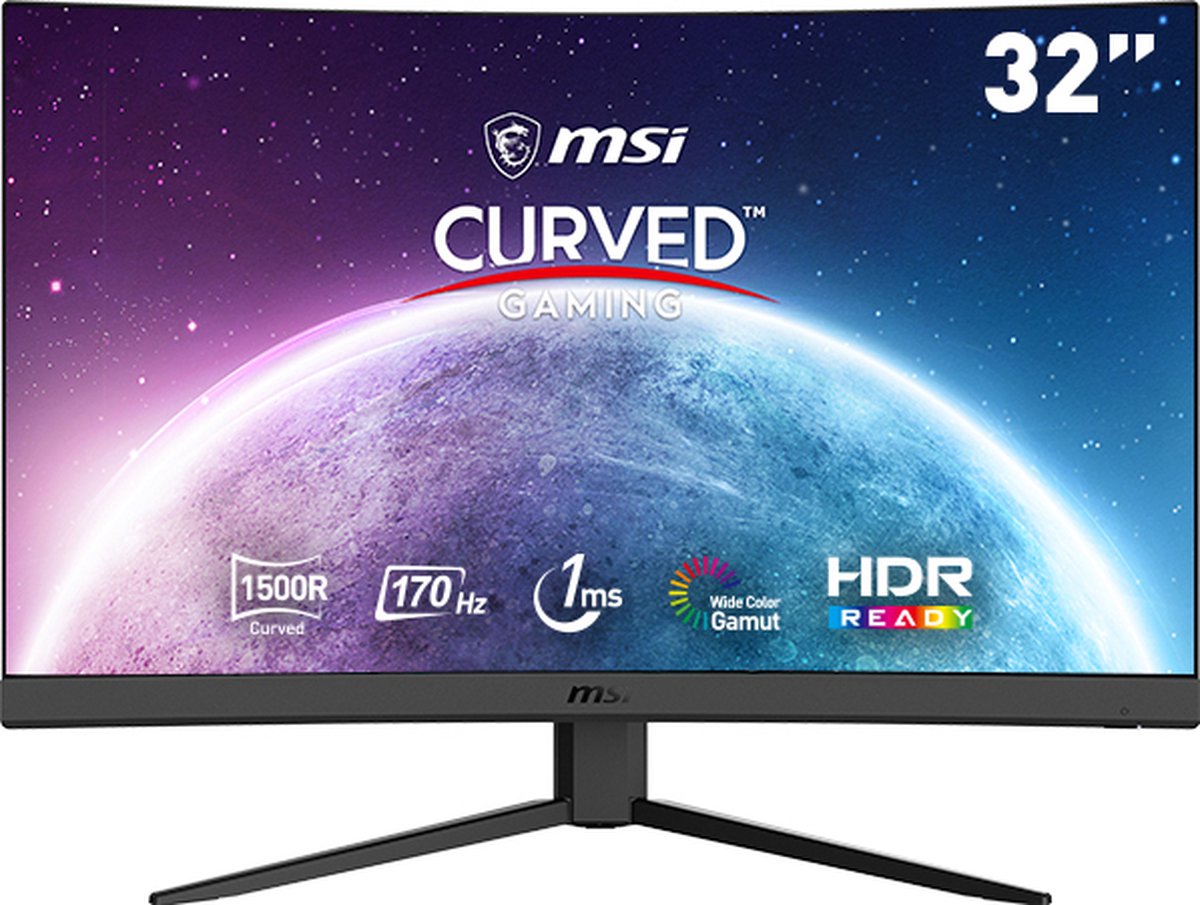 MSI G32CQ4DE E2 computer monitor 80 cm (31.5") 2560 x 1440 Pixels Wide Quad HD LCD Zwart