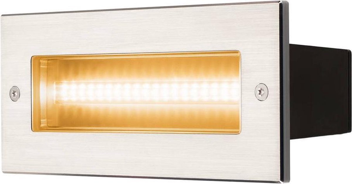 SLV 233650 BRICK LED-buitenlamp (inbouw) LED vast ingebouwd 11 W RVS