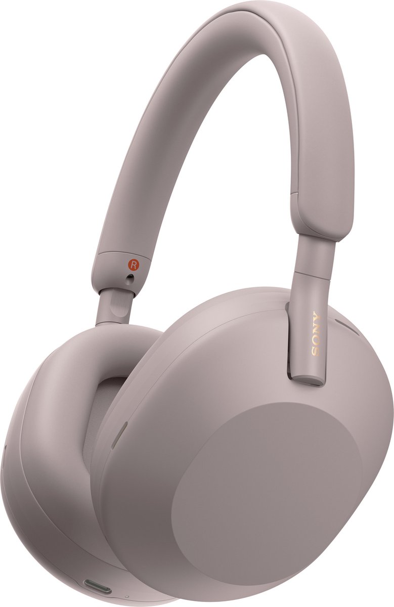 Sony Wh-1000xm5 - Draadloze Koptelefoon Met Noise Cancelling Smokey Pink Hoofdtelefoon Roze