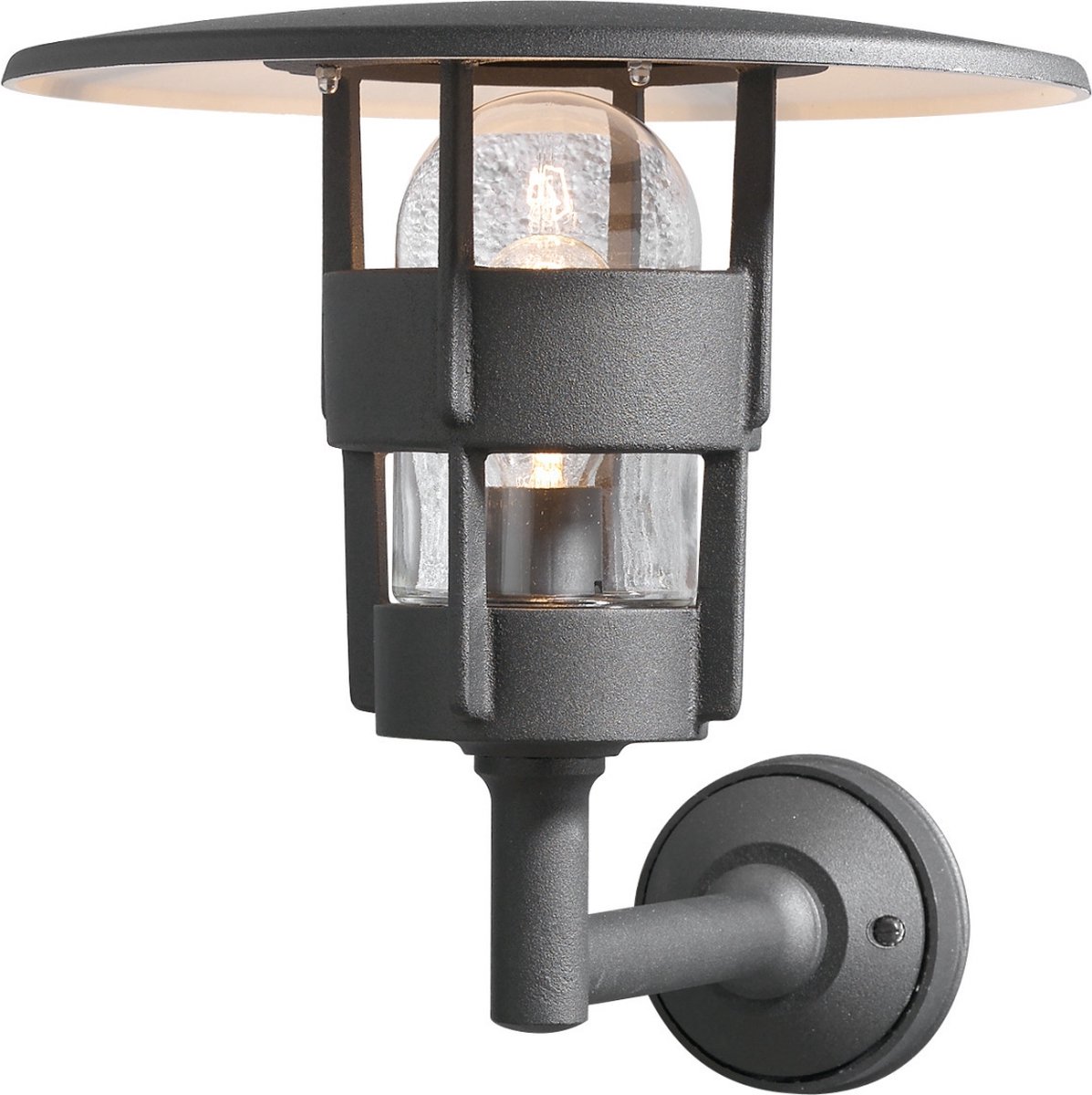Konstsmide Freja Up 522-750 Buitenlamp (wand) Spaarlamp, LED E27 60 W Zwart