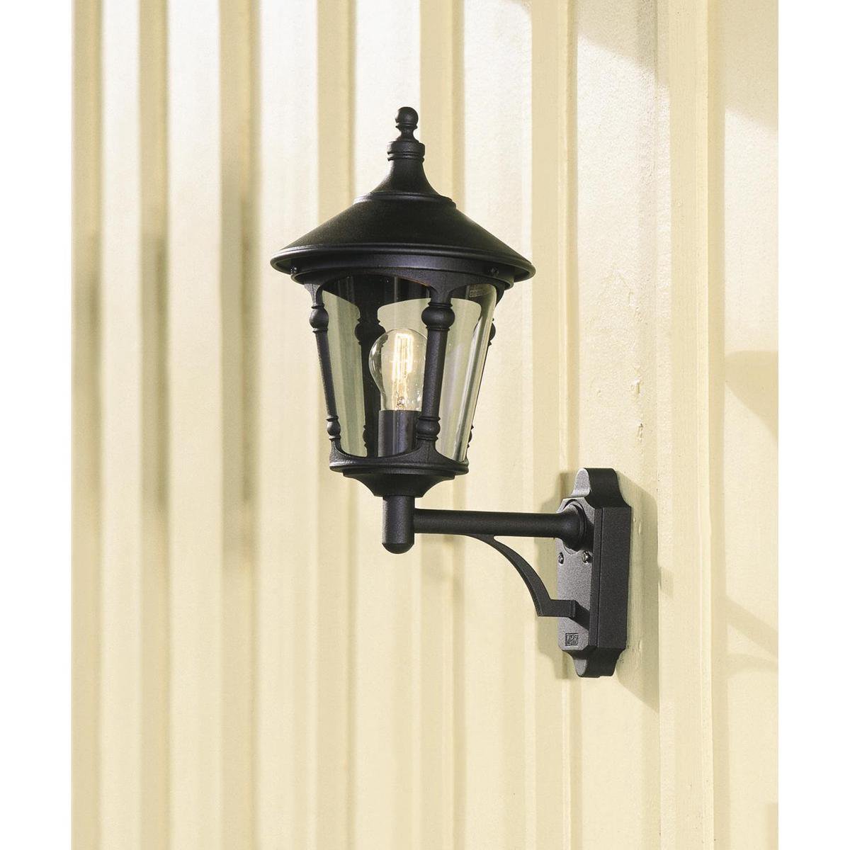 Konstsmide Virgo Up 571-750 Buitenlamp (wand) Spaarlamp, LED E27 100 W Zwart