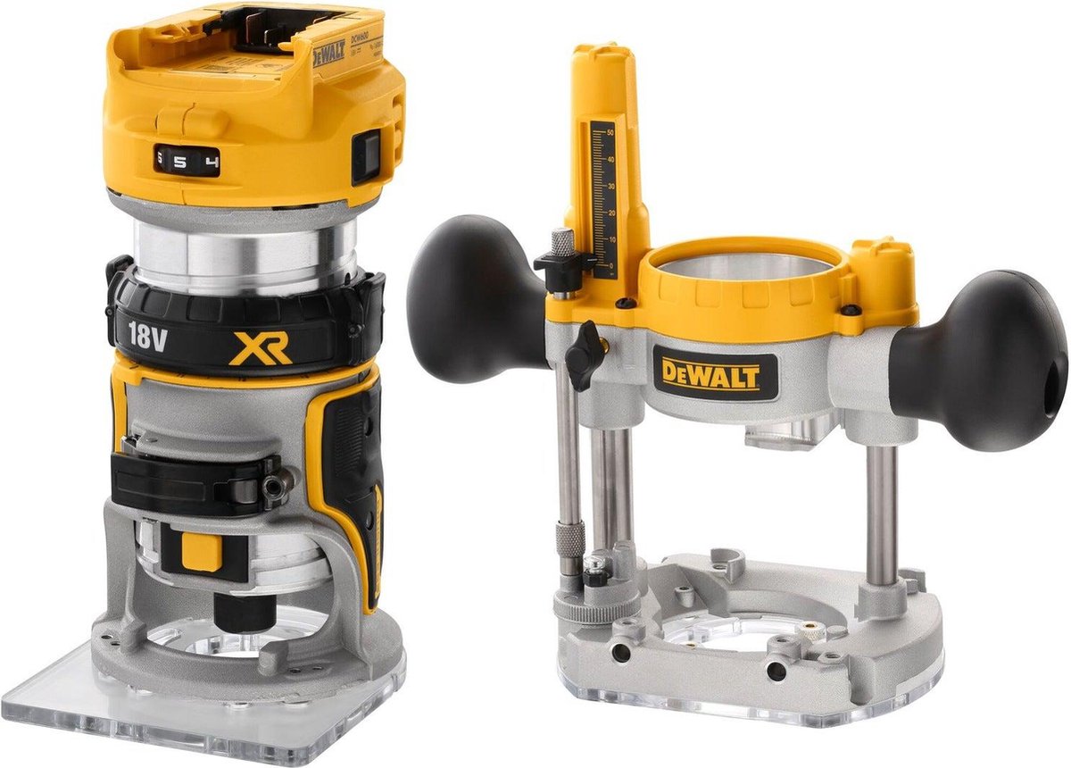 DeWalt DCW604N | Accu bovenfrees/kantenfrees Body | 18V | zonder accu's en lader - DCW604N-XJ