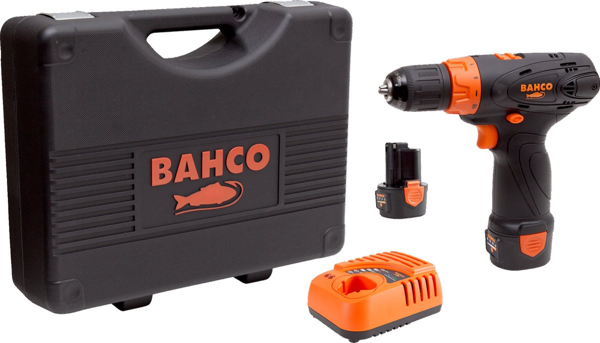 Bahco Draadloze accuboormachineset 3/8" -10 mm (12 V) - BCL31D1K1