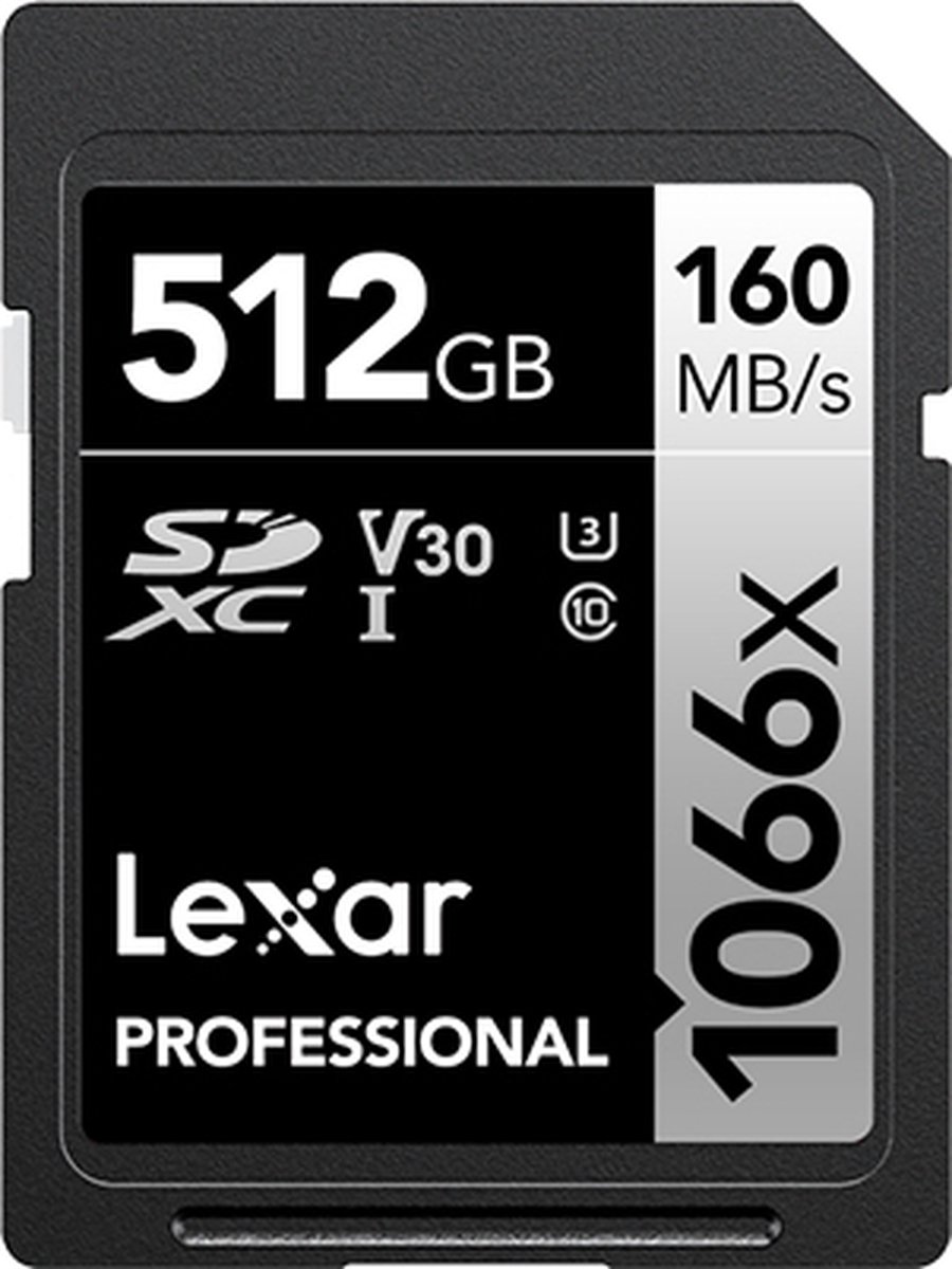 Lexar SDXC Professional UHS-I 1066x 512GB V30