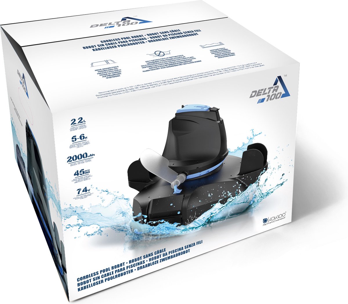 Delta 100 Cordless Pool Robot Braet - ALPC