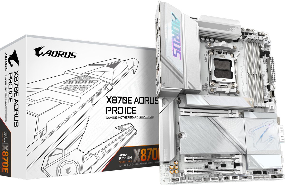 X870E AORUS PRO ICE Moederbord