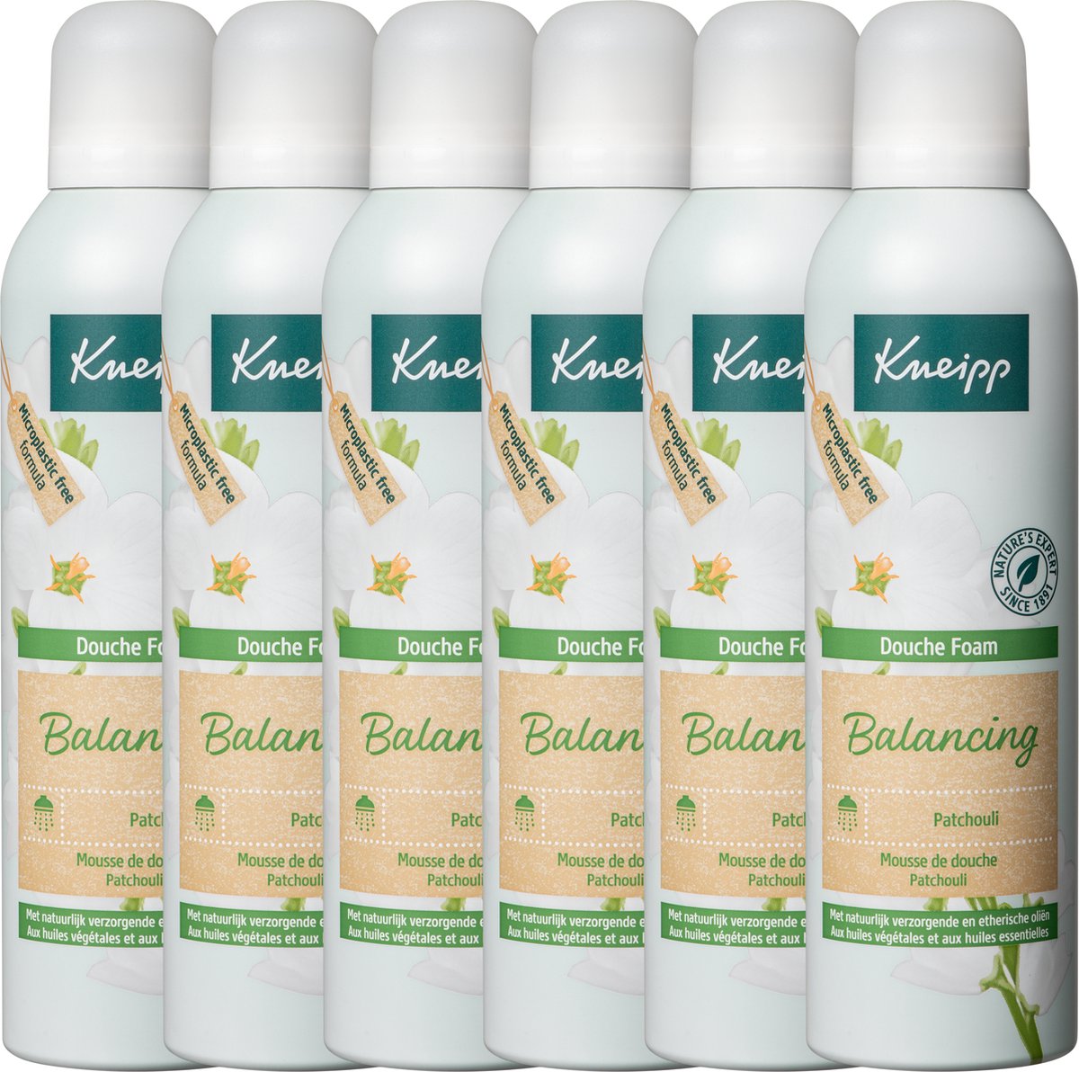 6x Kneipp Douche Foam Balancing 200 ml