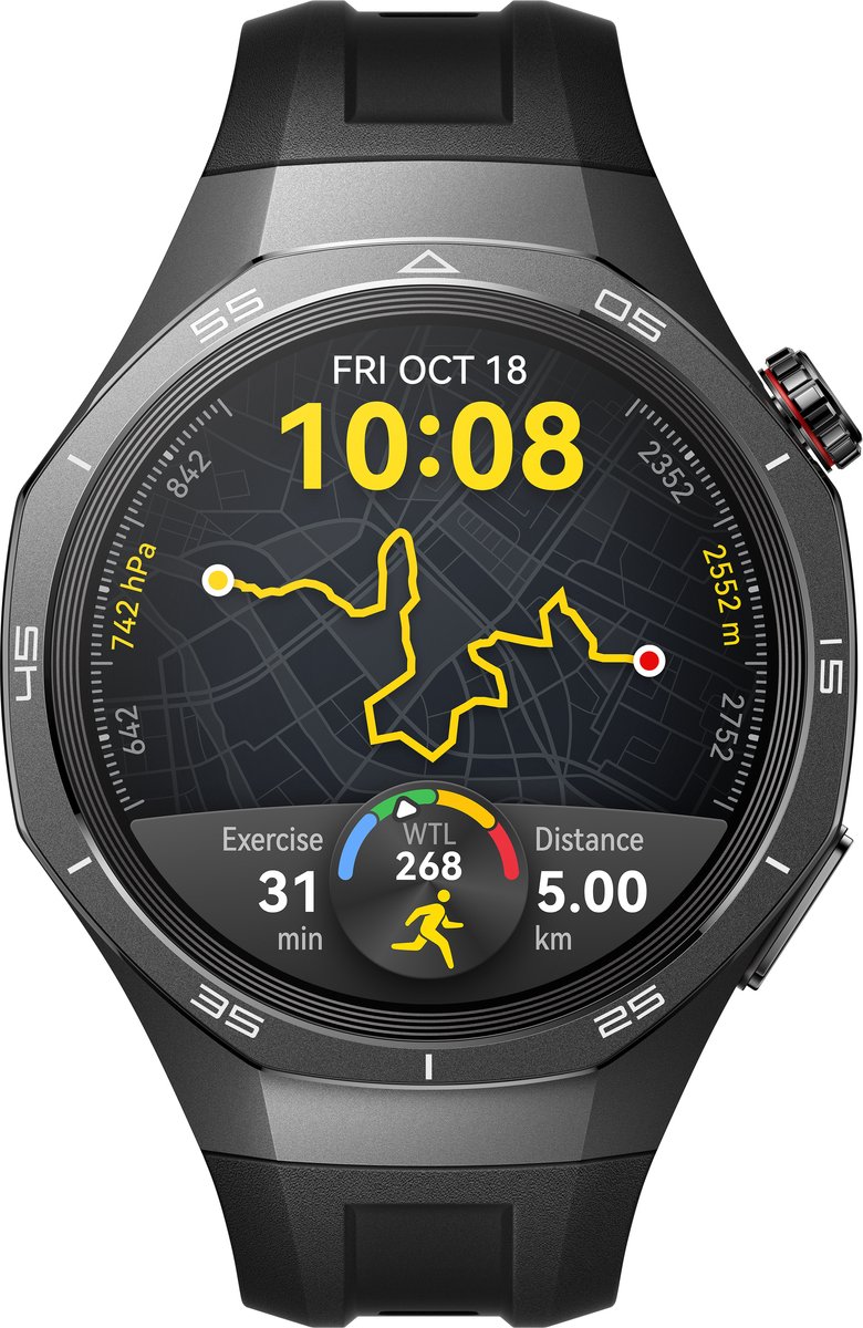 Huawei Watch Gt5 Pro 46 Mm Smartwatch Zwart