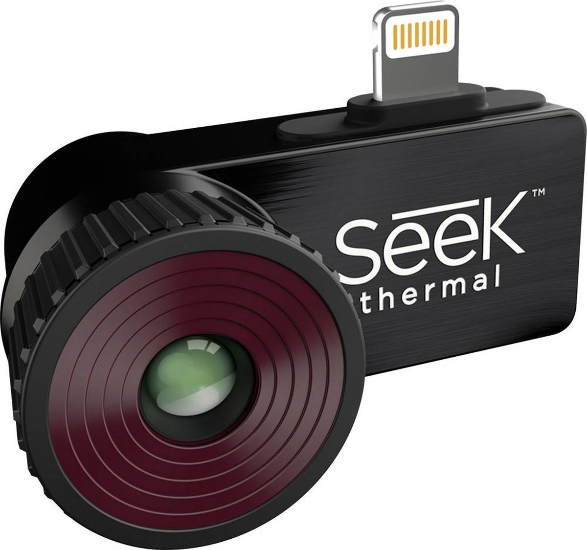 Seek Thermal CompactPRO FF Lightning Warmtebeeldcamera voor smartphone -40 tot +330 °C 320 x 240 Pixel 15 Hz Lightning-aansluiting voor iOS-apparatuur