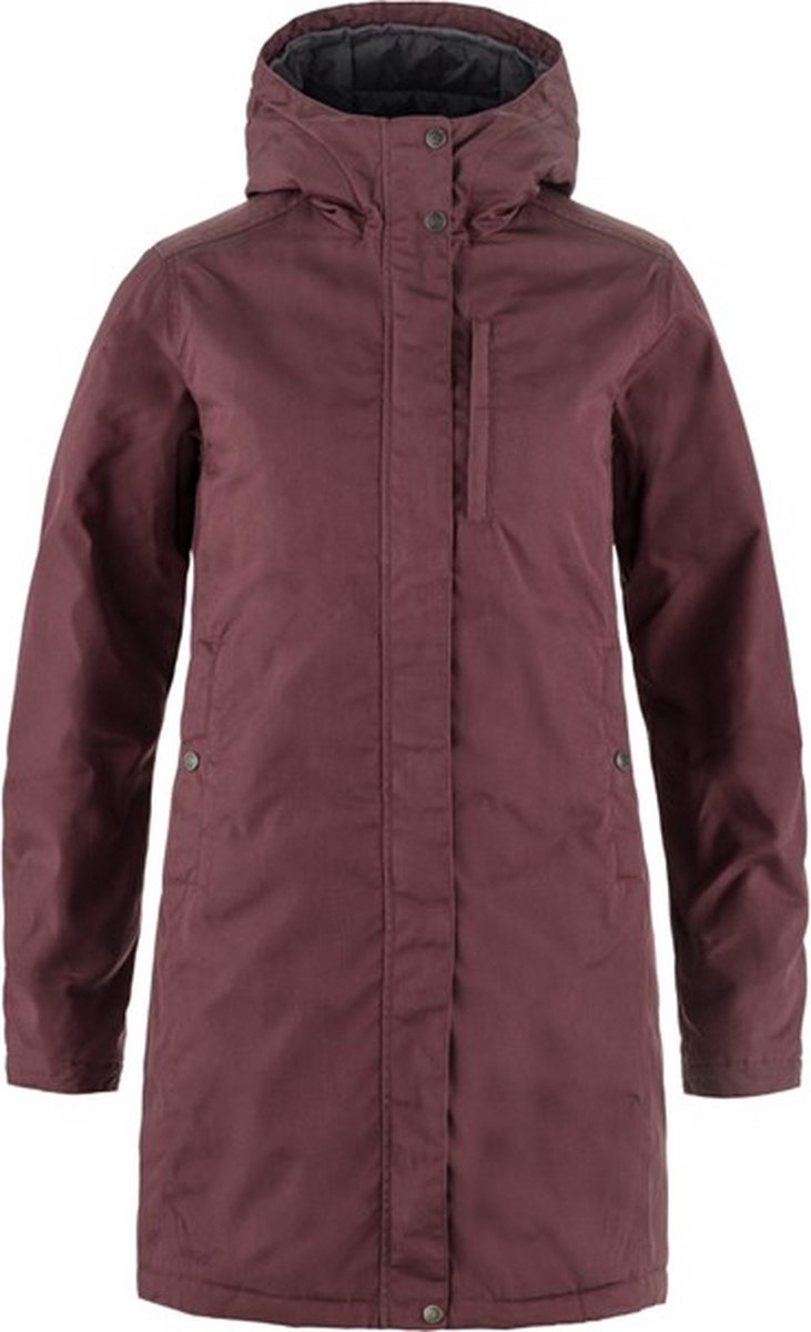 Fjällräven Dames Parka Kiruna Padded Parka W, violet, Maat: M
