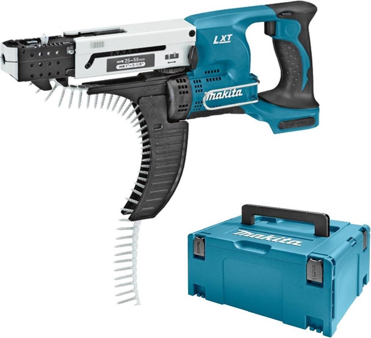 Makita DFR550ZJ Schroefautomaat | zonder accu's en lader - DFR550ZJ