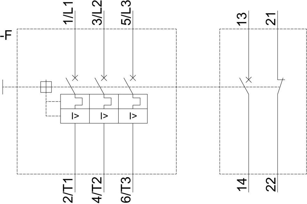 Siemens 3RV2011-4AA15 Vermogensschakelaar 1 stuk(s) Instelbereik (stroomsterkte): 10 - 16 A Schakelspanning (max.): 690 V/AC (b x h x d) 45 x 97 x 97 mm