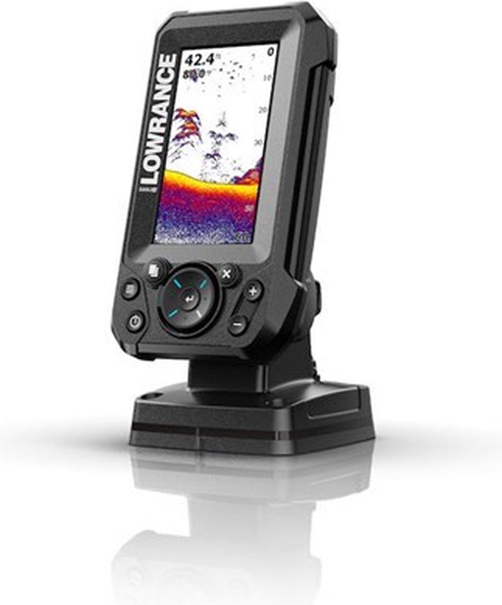 Lowrance Eagle 4x fish finder met bullet skimmer transducer