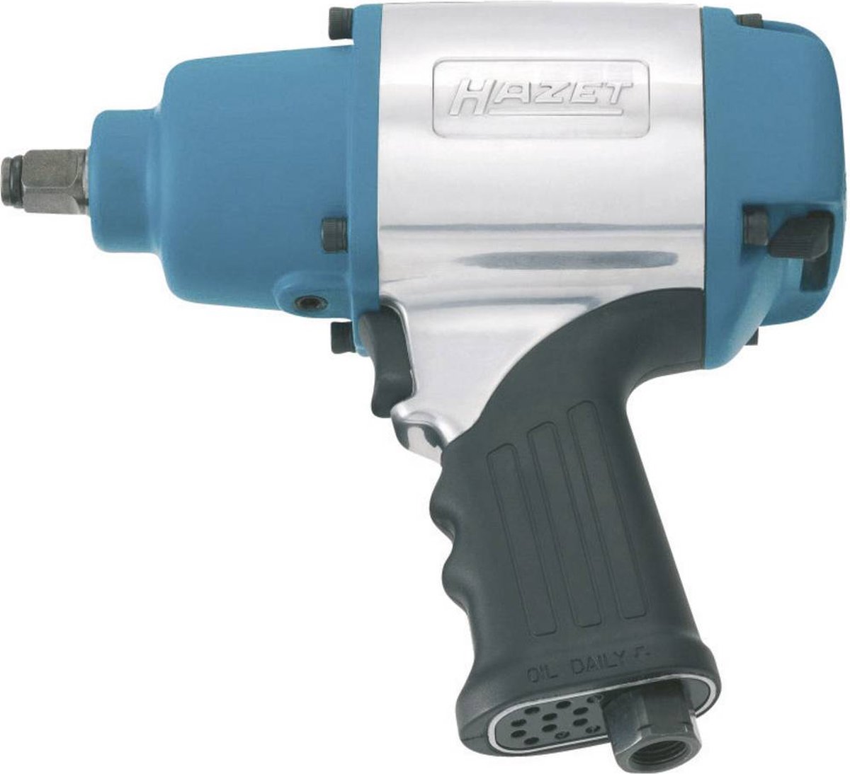 Hazet 9012SPC 9012SPC Pneumatische slagmoersleutel Gereedschapshouders: 1/2 (12.5 mm) buitenvierkant Draaimoment (max.): 850 Nm