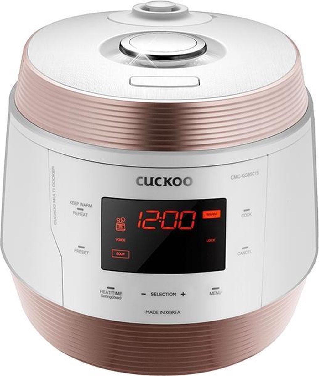 Cuckoo CMC-QSB501S Multicooker Wit, Koper