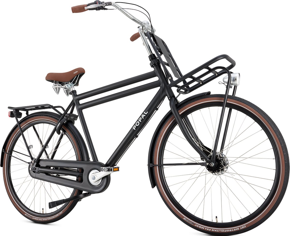 Popal Daily Dutch Prestige N7 2024 Heren Transportfiets Mat Zwart 61 Cm +€40.00 Inruilkorting
