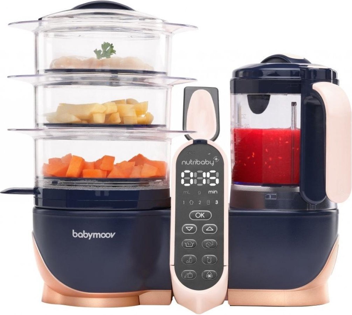 Nutribaby(+) XL keukenmachine met kook- en mixfunctie