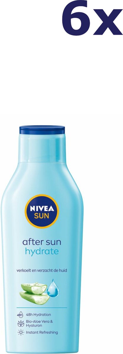 12x Nivea Sun After Sun Hydraterende Kalmerende Lotion 400 ml