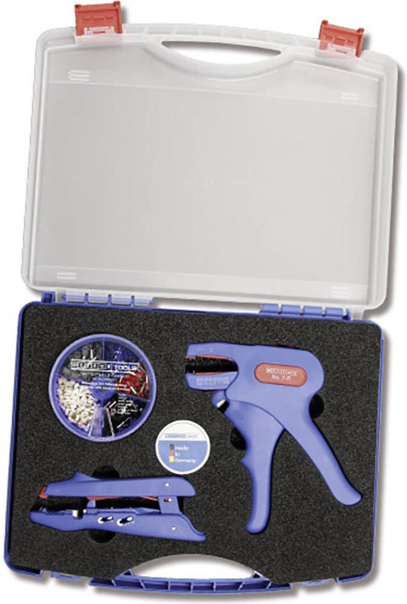 WEICON TOOLS 52880002 Krimpset 402-delig Adereindhulzen 0.5 tot 6 mm² Incl. striptang, Incl. assortiment adereindhulzen