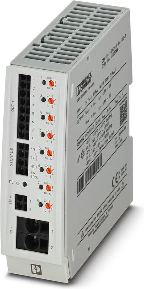 Phoenix Contact 2905744 CBM E8 24DC/0.5-10A NO-R Beveiligingsschakelaar 1x NO 1 stuk(s)