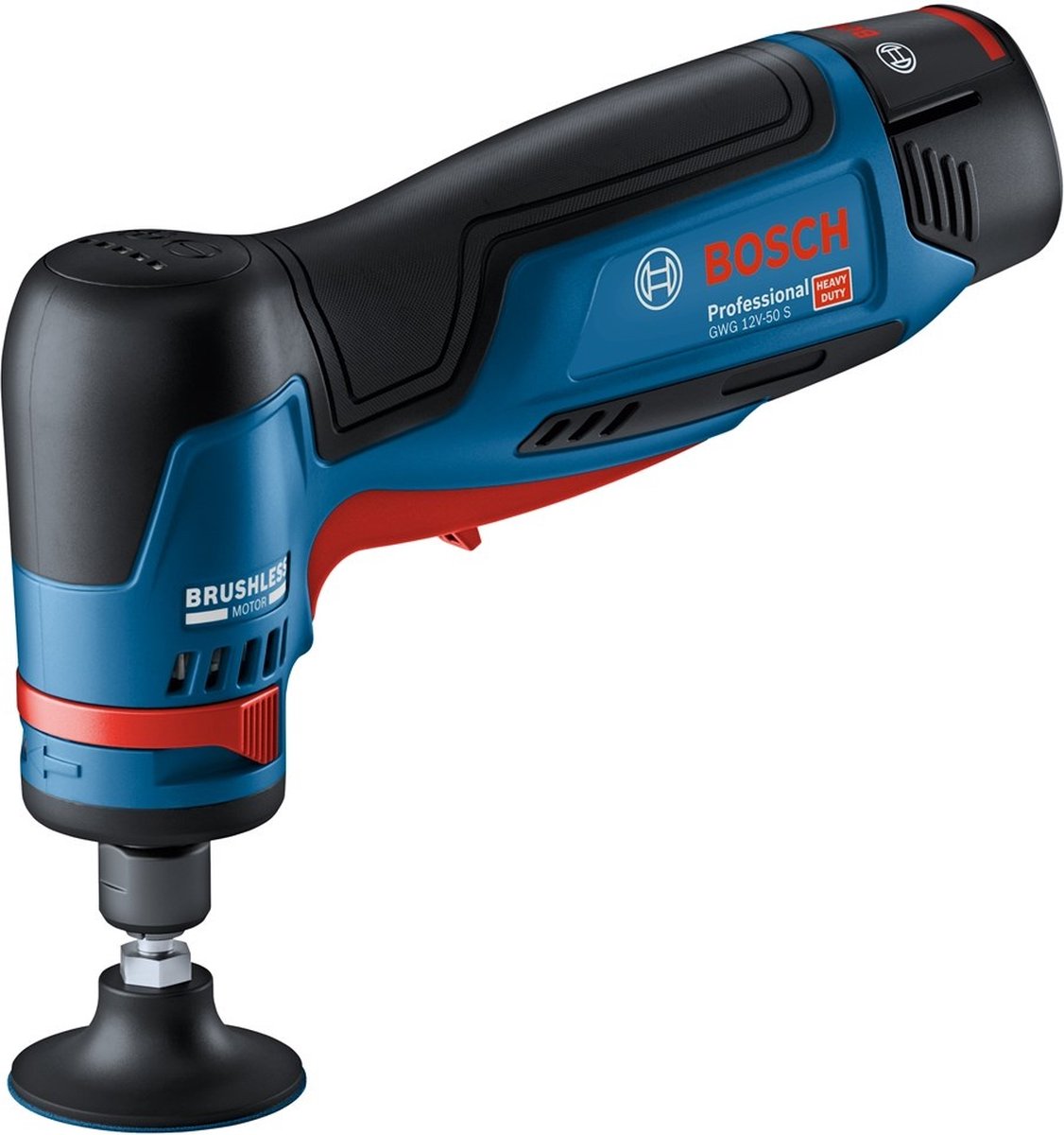 Bosch Blauw GWG 12V-50 S Accu Rechte Slijper | 12V | Zonder accu en lader | In doos - 06013A7000