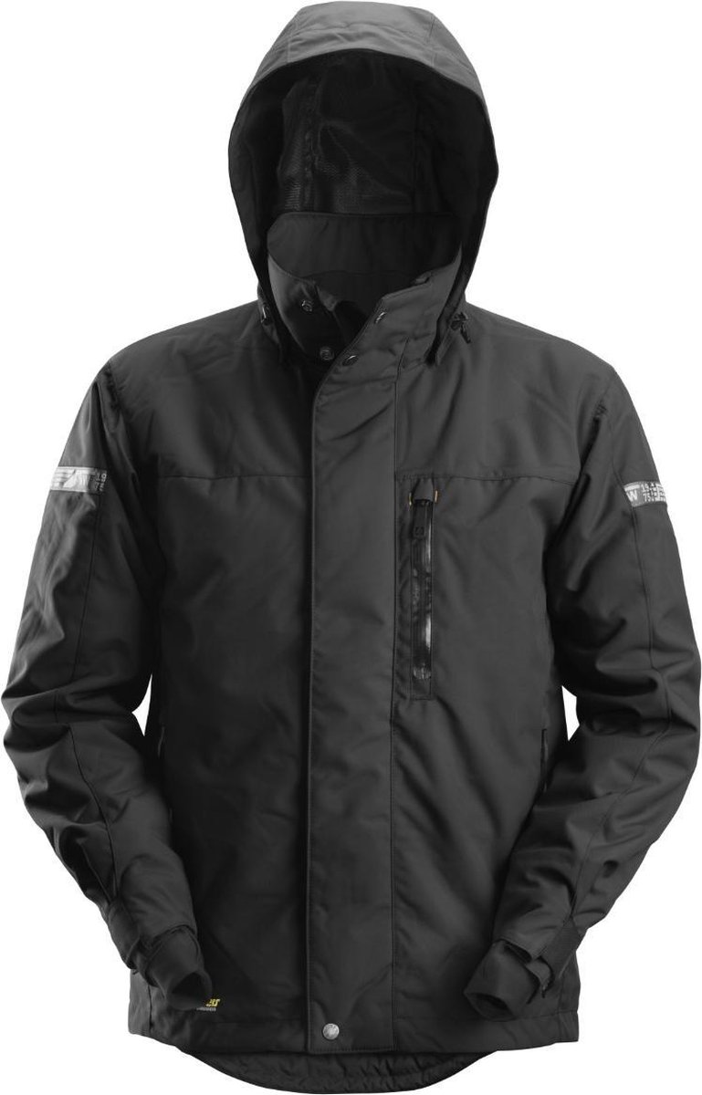 Snickers 1102 Jack Isolerend Allroundwork Waterproof 37.5Â®- Zwart - Maat M
