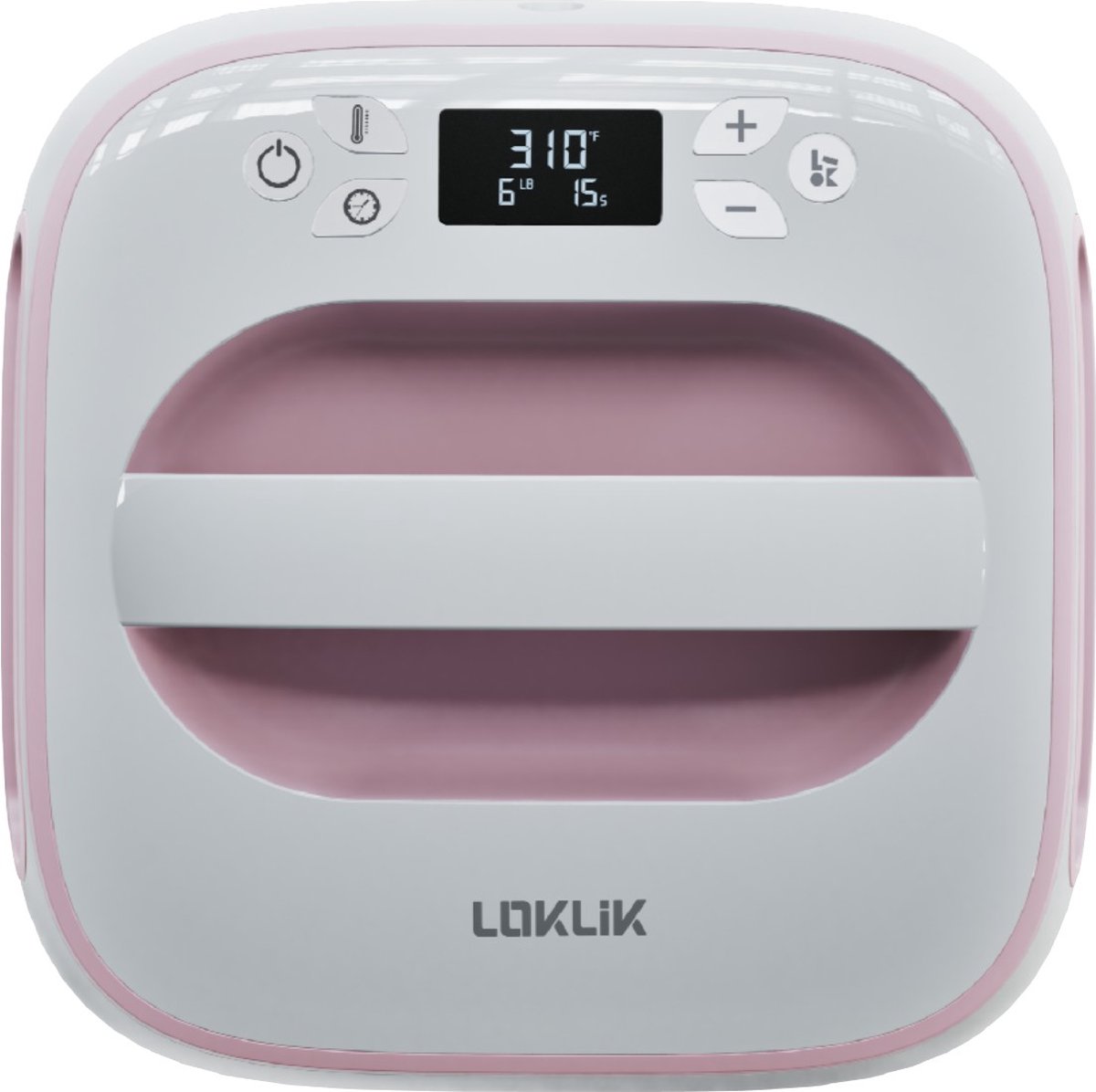 Loklik Easy Heat Press Verwarmingspers Pink