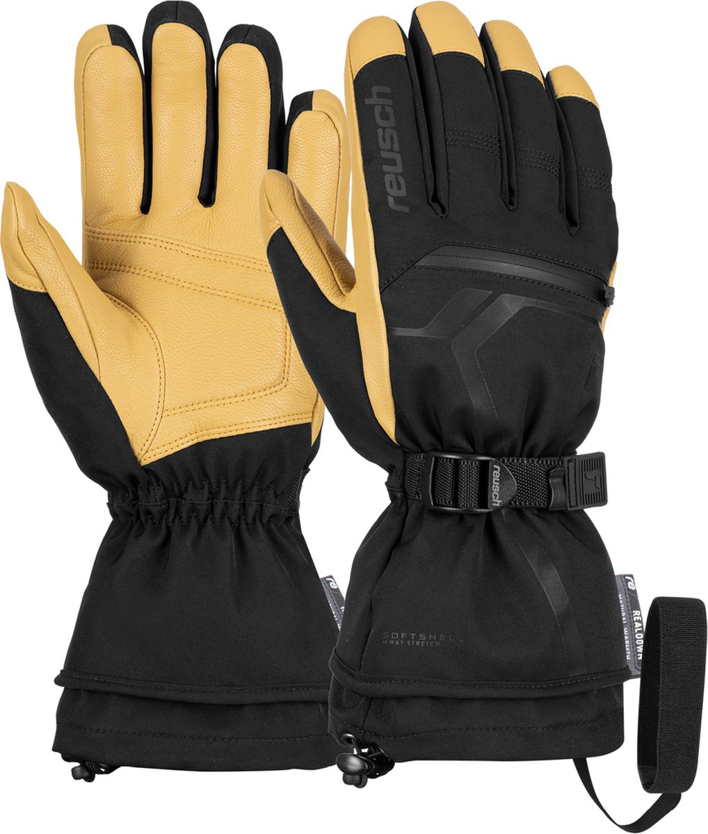Reusch Down Spirit GTX skihandschoenen zwart/bruin, 11