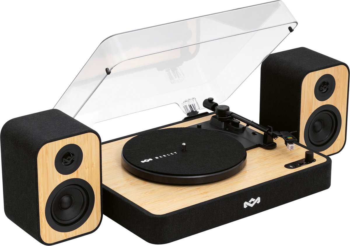 House Of Marley Revolution Bluetooth Platenspeler Met Speakers Bruin