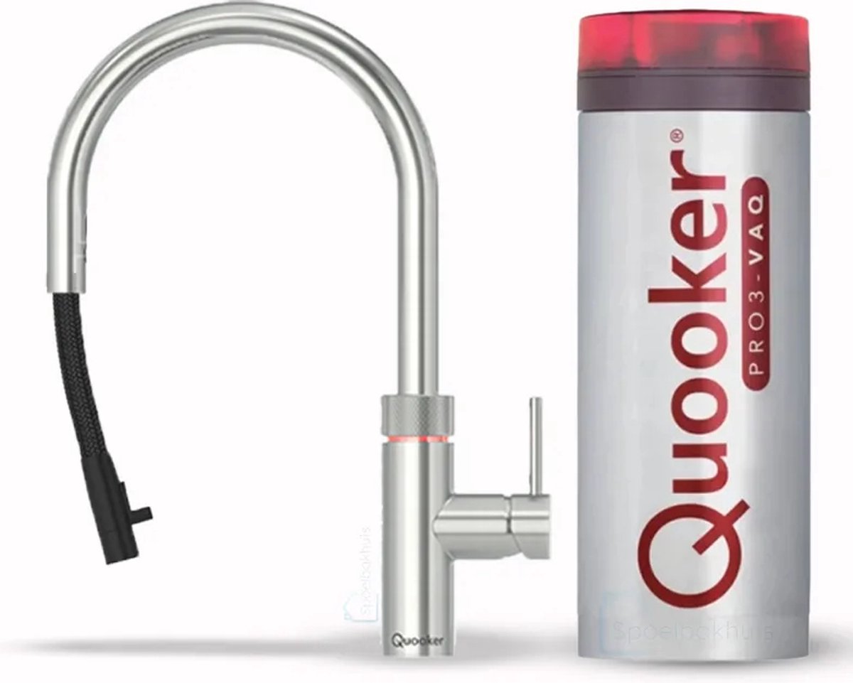 Quooker Flex RVS Pro 3 met Pro3 reservoir voor 3 liter