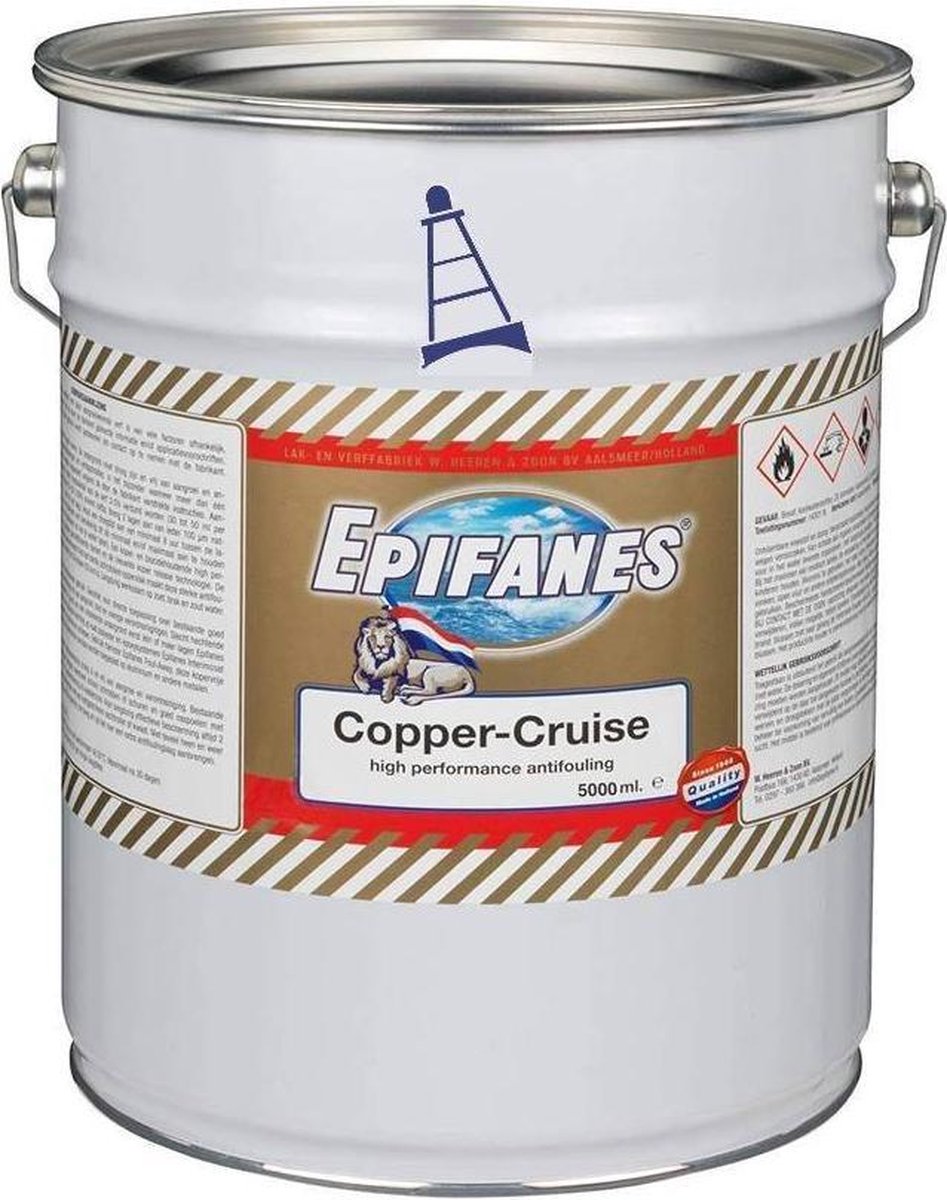 Epifanes Copper-Cruise zelfslijpende antifouling 5 l, zwart