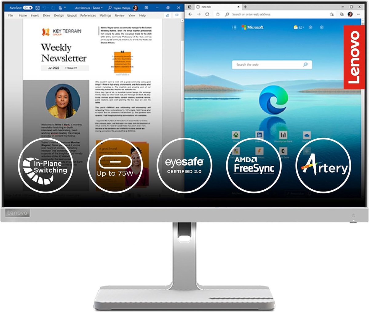 Lenovo L24m-40 monitor