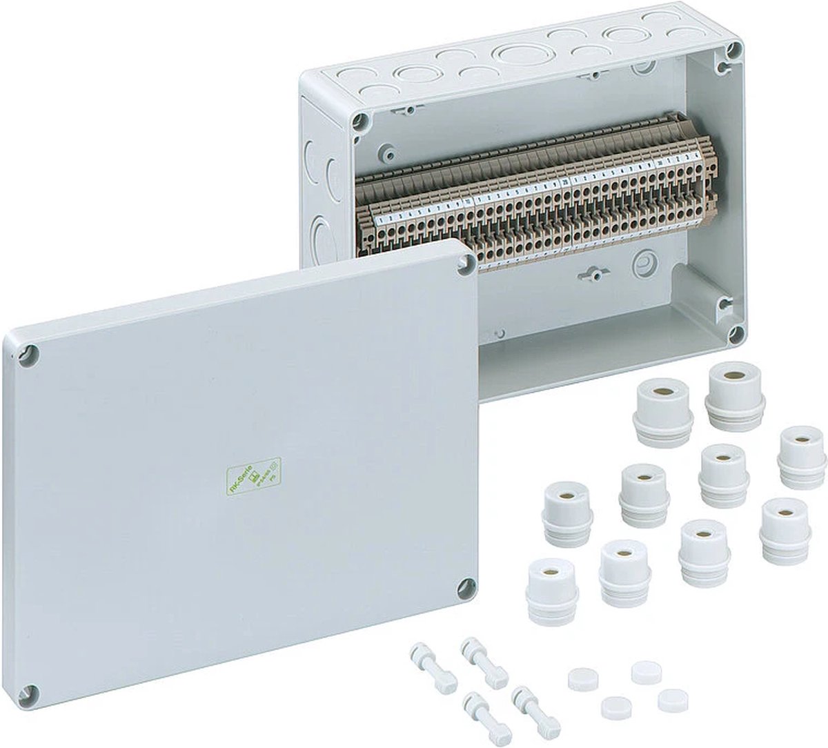 Spelsberg RK 4/34-34x4q Serieklemmen-behuizing 180 x 254 x 90 Kunststof Grijs 1 stuk(s)